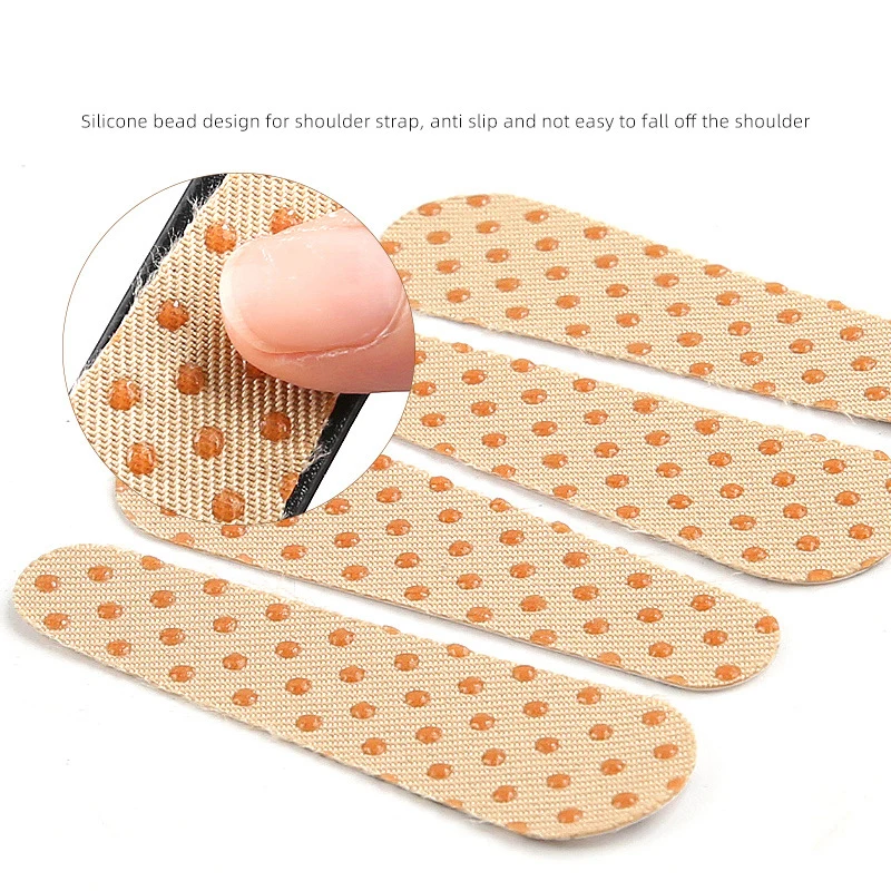 6개의 미끄럼 방지 숄더백 패치 - 패션 가방용 도트형 실리콘 미끄럼 방지 스트립 - 미끄럼 방지 스트립