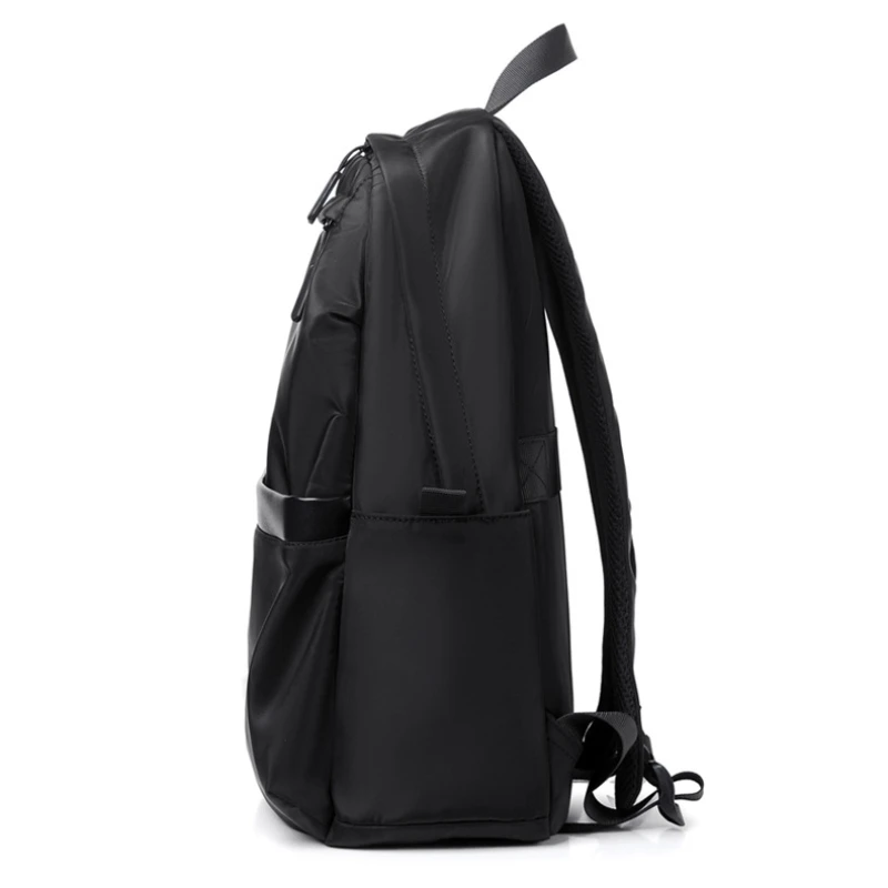 Backpack Men's Solid Color Leisure Business Large Capacity Computer Bag Student Backpack Travel Bag Wholesale