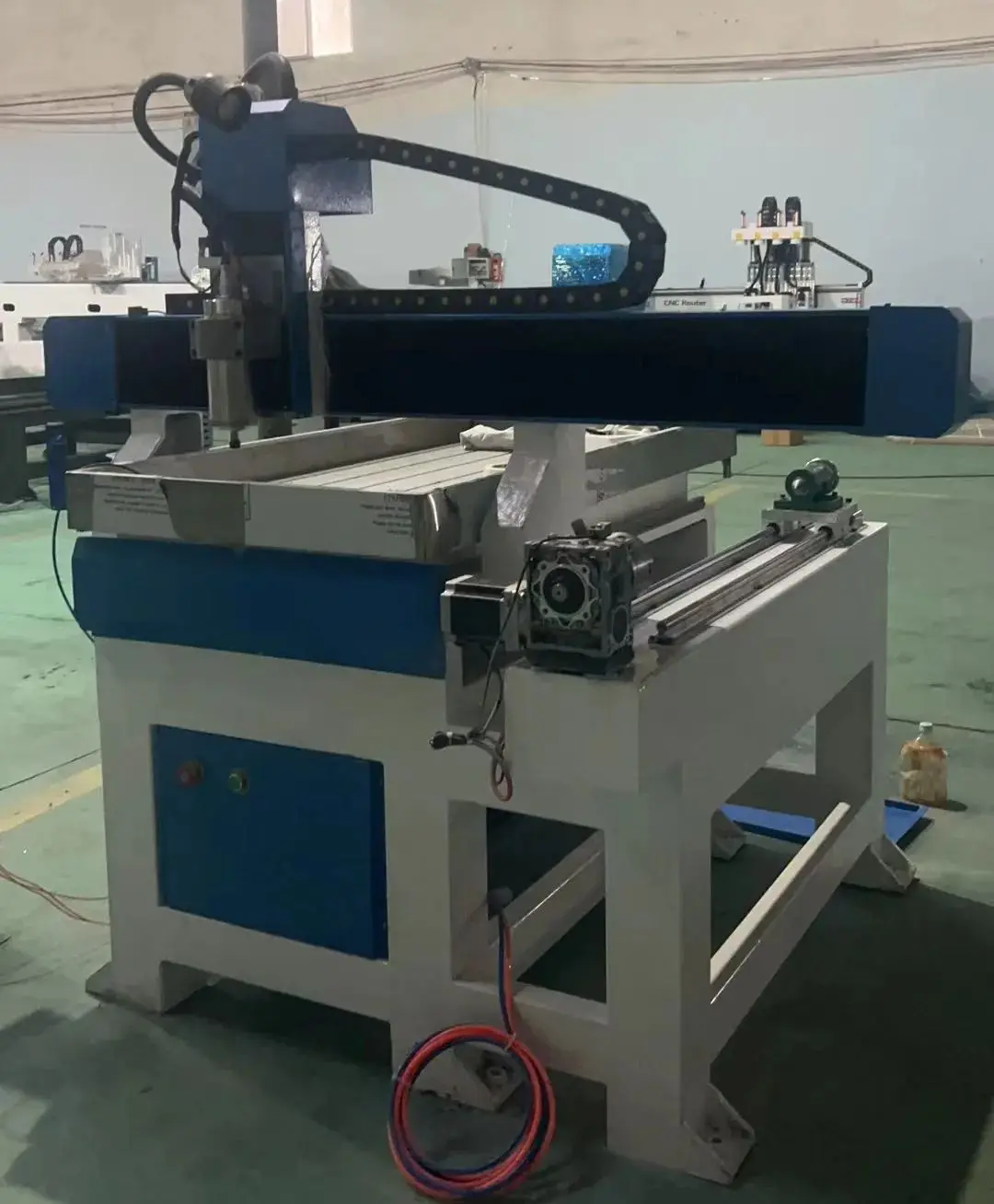 Side 4 Axis Style 200mm Diameter 900mm Length Rotary Attached CNC ...
