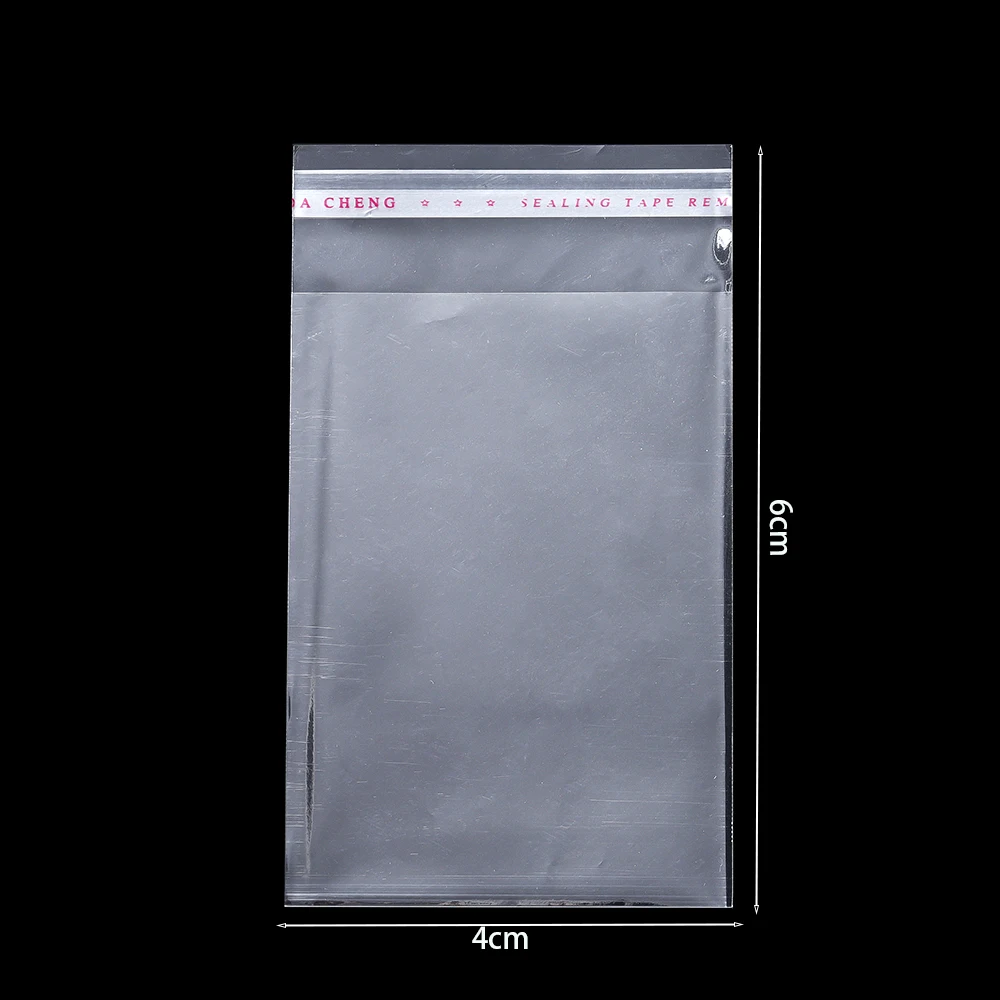 Mge Pack Of 100 Clear Cellophane 35x45 Self Seal Bags