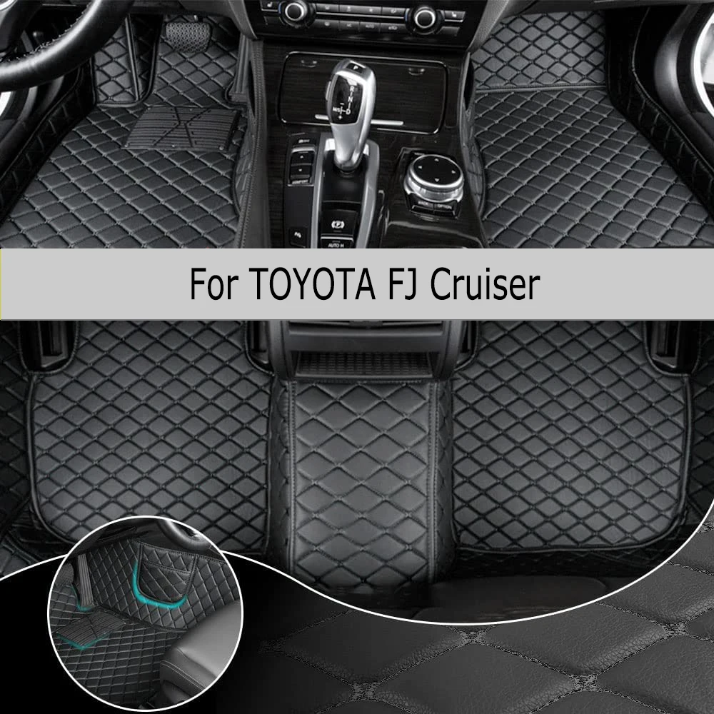 

Custom Car Floor Mat For TOYOTA FJ Cruiser 2006-2017 Year Upgraded Version Foot Coche Accessories Carpets