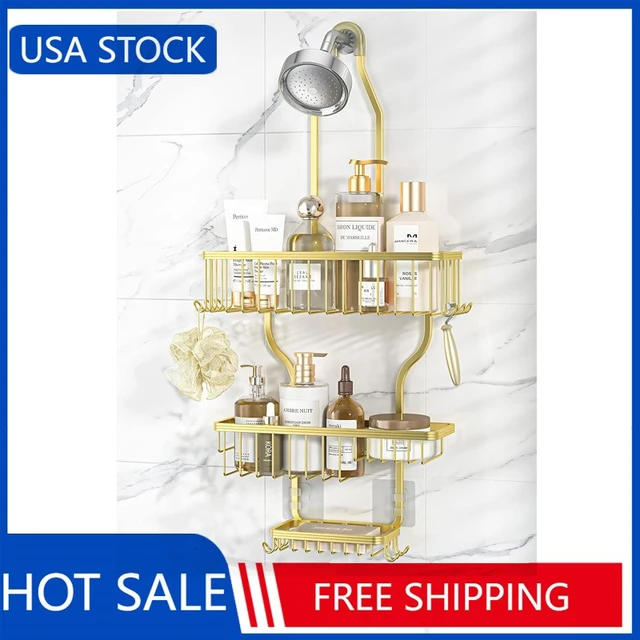 YASONIC Shower Caddy Over Shower Head Large Hanging Shower Caddy