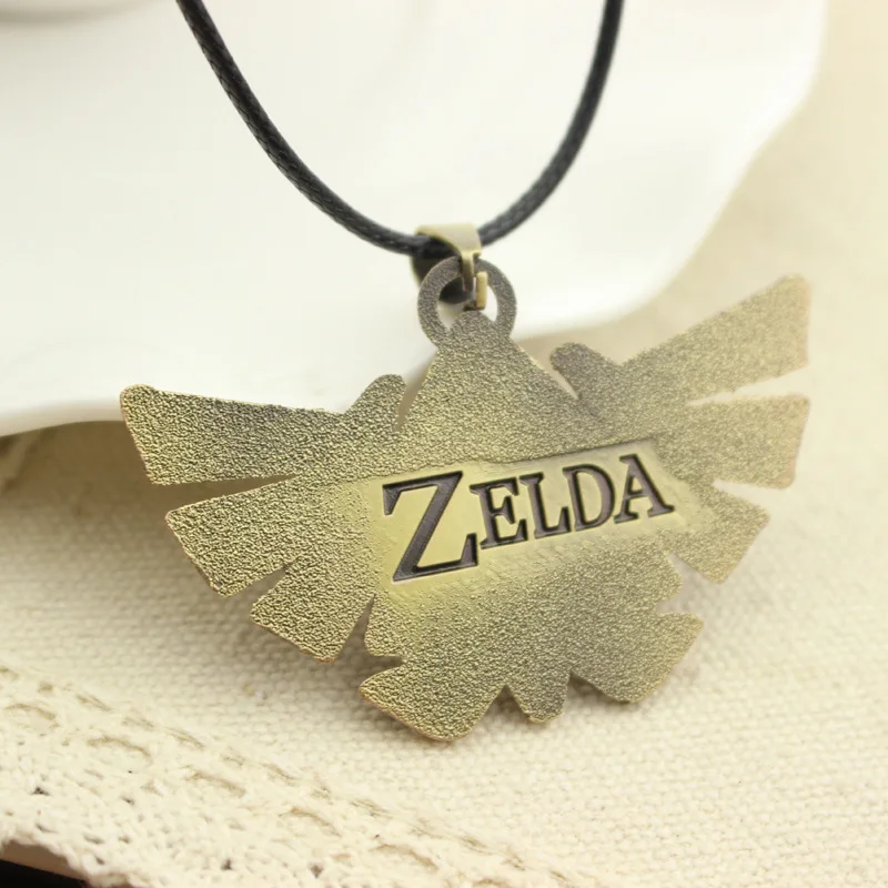 Zeldas Necklace Game Peripheral Man Jewelry Cosplay Weapon Leather String Necklace Boyfriend Fans Gift