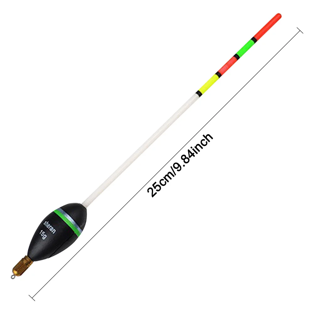 Fishing Float 15g 20g 25g 30g Vertical Buoy Wooden Fishing Floats Wood Long Tail Fishing Float Outdoor Fishing Gear Accessories