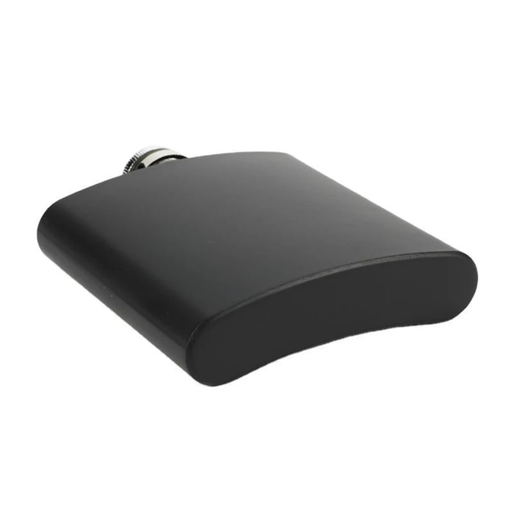 

Black Matte Finish Stainless Steel Flask with Large Capacity 10oz for Whiskey Liquor Pocket Bottle and Portable Design