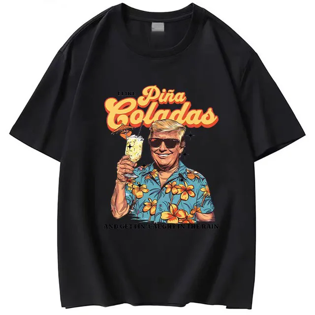 Trump‘s slogan graphic short-sleeves cotton T-shirt 1