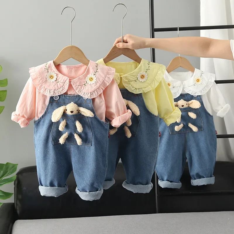 Outfit Moda Bebe 2021 Baby Girl Spring Clothes Korean Fashion Turn