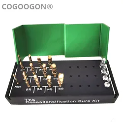 17Pcs/set  Dental Osseodensification burs Kit Dental Implant kit Osteotomy & Parallel Pins Dental Guided Surgery Kit