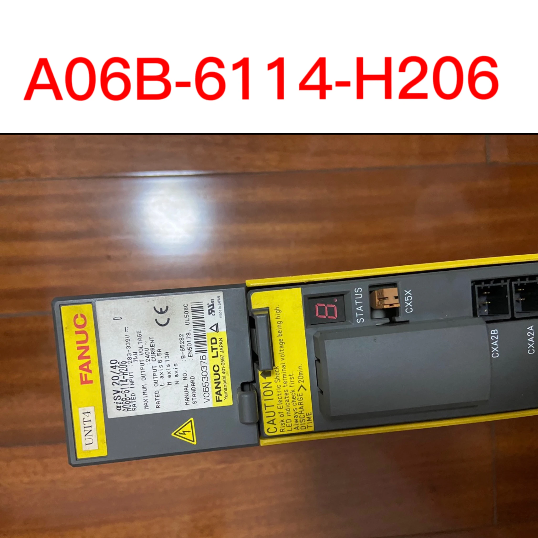 

Second-hand A06B-6114-H206 test ok