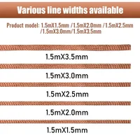 Desoldering Wire 1.0/1.5/2.0/2.5/3.0/3.5mm Braid Soldering Mesh Welding Parts Low Residue No-Clean Solder Tin Remover Tool - Image 6