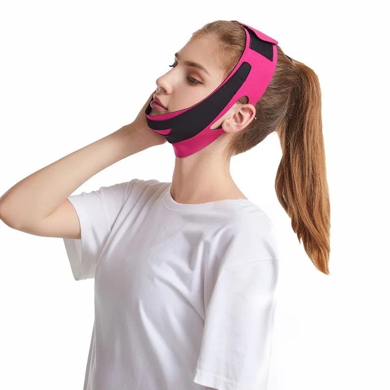 Elastic Face Shaper Slimming V Line Chin Cheek Lift Up Belt Facial Massage Band Beauty