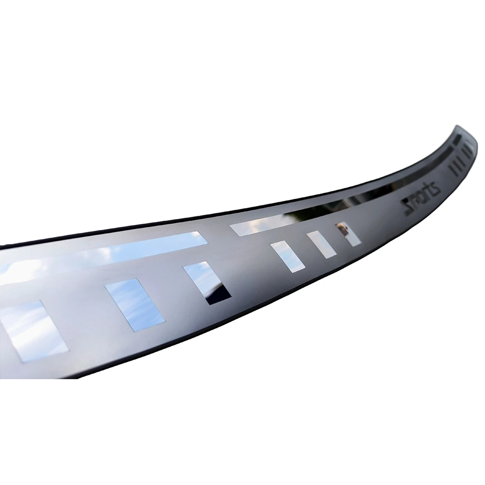 Protecteur De Pare-choc Arrière En Acier Inoxydabl... - Grandado