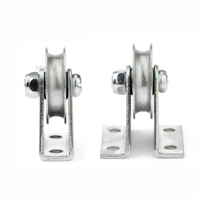 Yuanbao Tripod Steel P Wire Rope Guide Pulley Rolling Pulley 6*33*8mm Groove Bracket