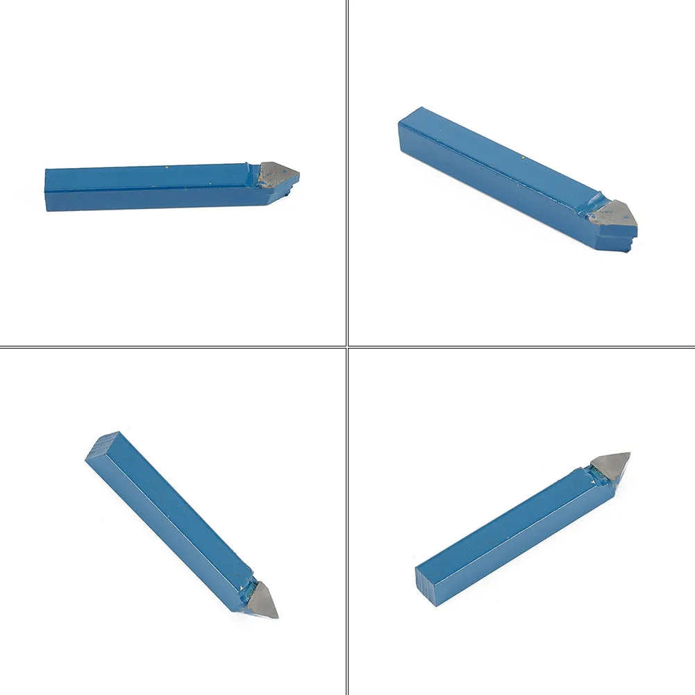 10pcs 1/4 인치 선반 커터 비트 세트 CNC 및 수동 선반용 C6 팁 도구 높은 내마모성 빠른 절삭 성능