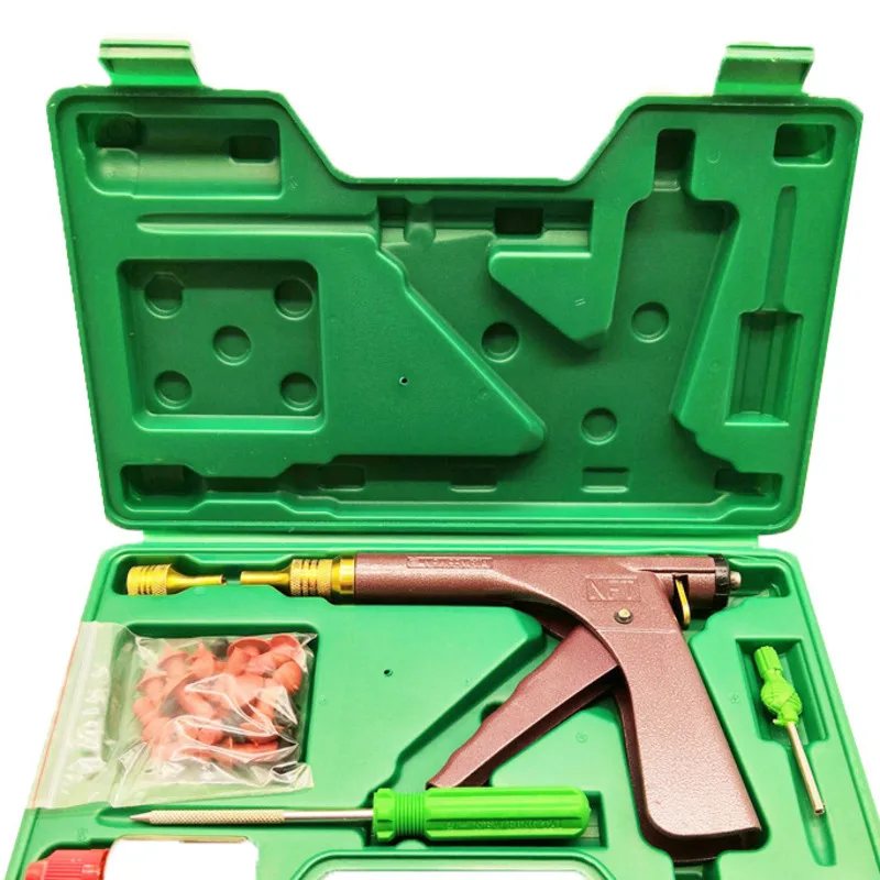 

Tire Repair Kit Car Motorcycle Bike Emergency Heavy Duty Tubeless Tire Puncture Professional Repair Kit Tire Repair Gun Set