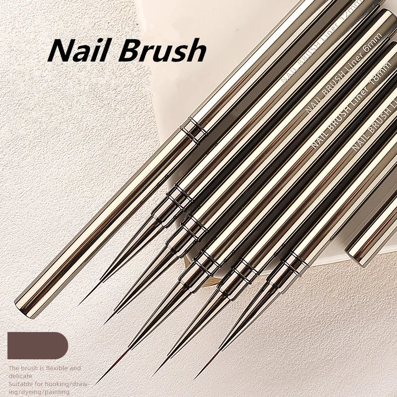 Nail Art Liner Brushes Gel Nail Brush Gel Nail Polish Painting Brush Drawing Nail Art Brush Pen Set Nail Pen 5