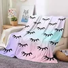 Digital Printed Eyelash Velvet Soft Plush Blanket Flannel Blanket Home Living Room Bedroom Bed Sofa Lunch Break Picnic Blanket 4