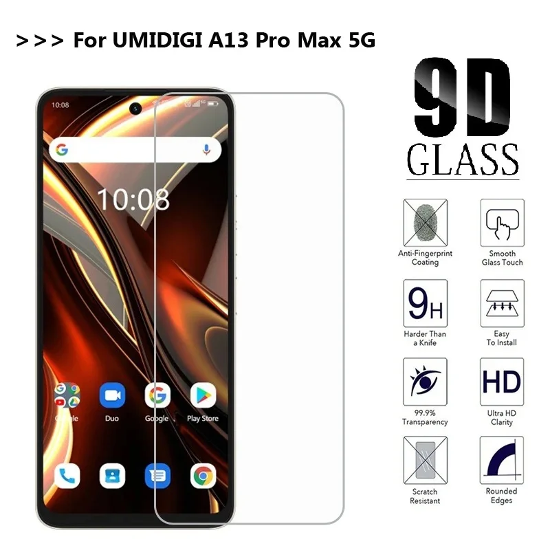 

For UMIDIGI A13 Pro Max 5G 6.8 Screen Protective Tempered Glass For UMIDIGI A13ProMax Protection Cover Film