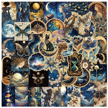 Retro Astronomy Sticker Set 1