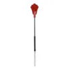 Neon Grid Pattern PU Leather Horse Whip,Horse Riding Bat Flogger Whip for Horse Training 49cm 4