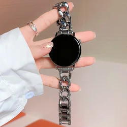 Fashion Chain Strap - Elegant Bracelet - 22mm Band (Silver)
