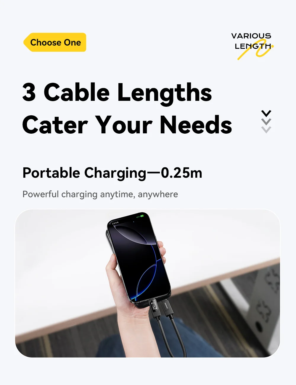 Essager 100 W Typ C auf Typ C Kabel 5A PD Schnellladung für iPhone MateBook Huawei Honor Xiaomi Digitalanzeige Typ C Datenkabel – Detail 9