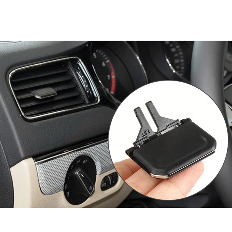 Car Air Conditioning Vent Toggle Piece Outlet Card Clip Wind Direction Plectrum Knob For Sagitar