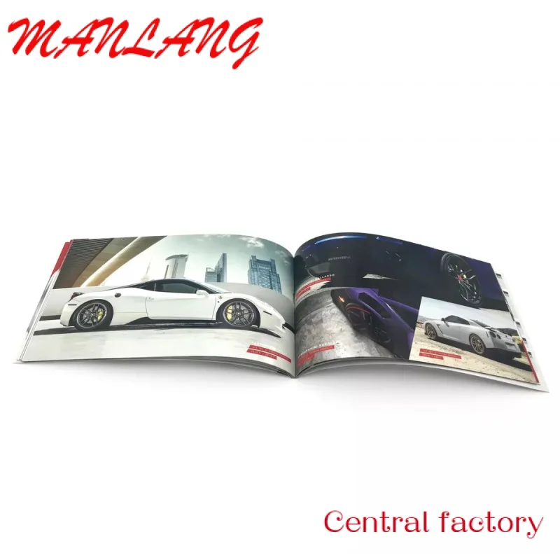 Custom  Price Publishing Offset Softcover  Booklet Magazine Brochures Car Advertising Introduce Catalogue Photo Book Printing custom custom publishing offset printing booklet folded flyer magazine brochures catalogue photo paper book printing