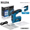 HILDA Air Nail Gun Furniture Pneumatic Gun Wood Frame Stapler Pneumatic Tool Power Tools with 2000pcs Staples 1