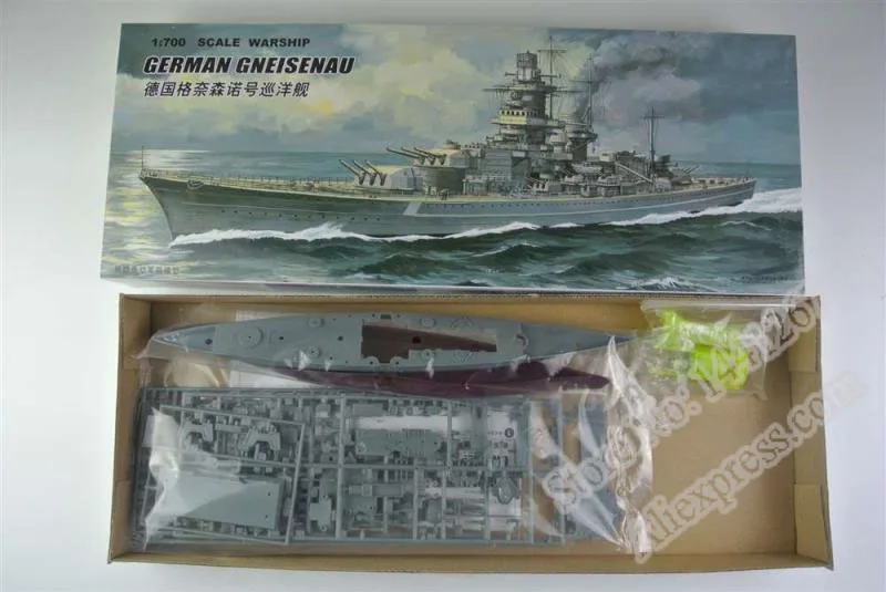 1:400 Scale German Cruiser Lützow Lutzow 3D Paper Model DIY Toy WWII Ship UK 