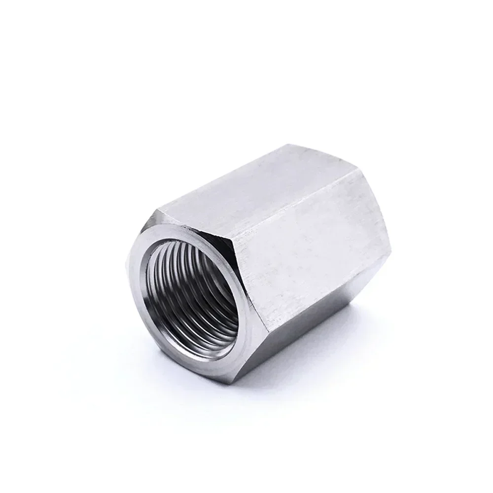 M4-20 1/8" 1/4" 3/8" 1/2" 3/4" 1" BSP NPT Female Hex Coupling Reducer Connector Pipe Fitting 304 Stainless Steel High Pressure