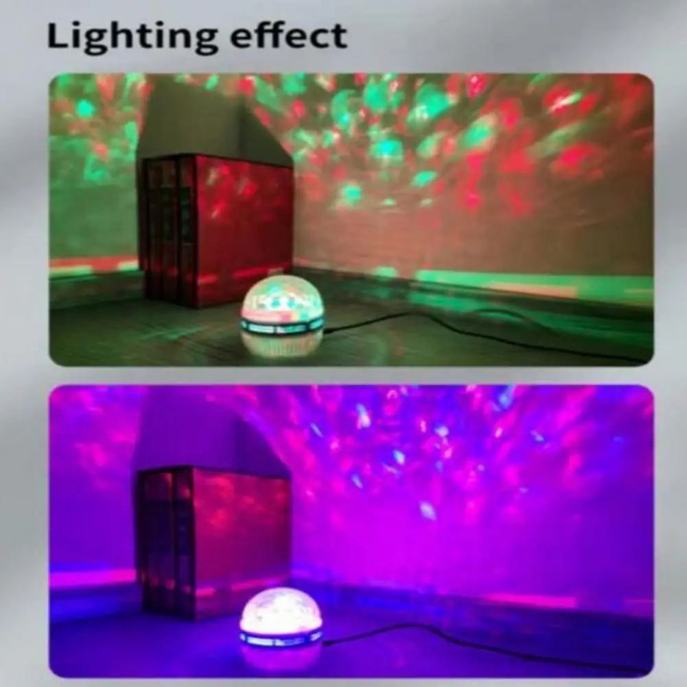 

Disco Stage Light USB Powered Starry Sky Projector Spinning Colorful Starry Sky LED Disco Stage Light Create Atmosphere