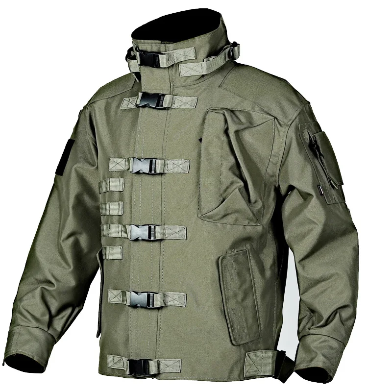 

Outdoor Spring and Autumn Night Mountain Forest Camouflage Tactical Hunting Special Training Wear Jacket and Pants