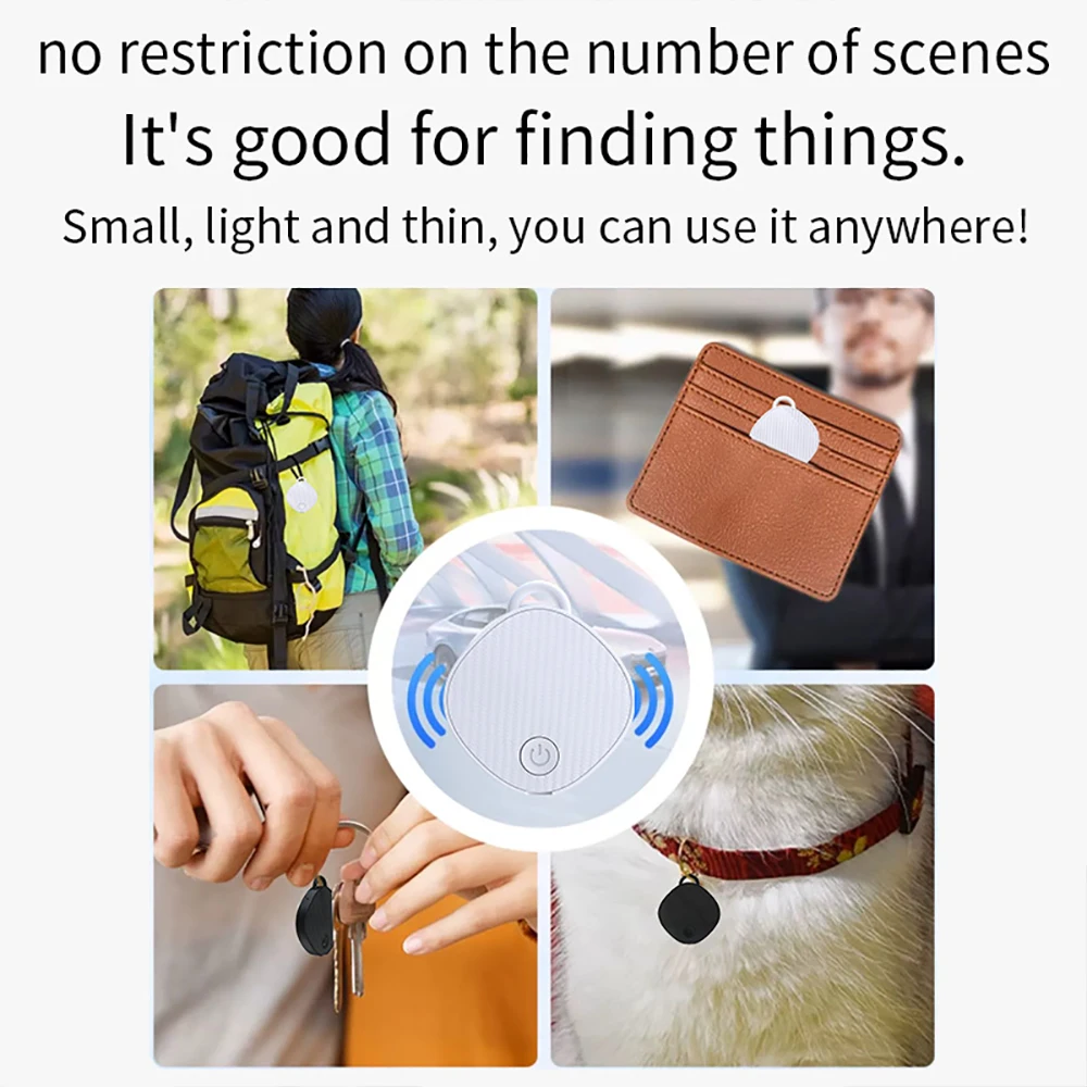 New Mini Tracking Device Find My Key Smart Air Tag Child Finder Pet Car Lost Tracker Smart Bluetooth-compatible Tracker Supplies