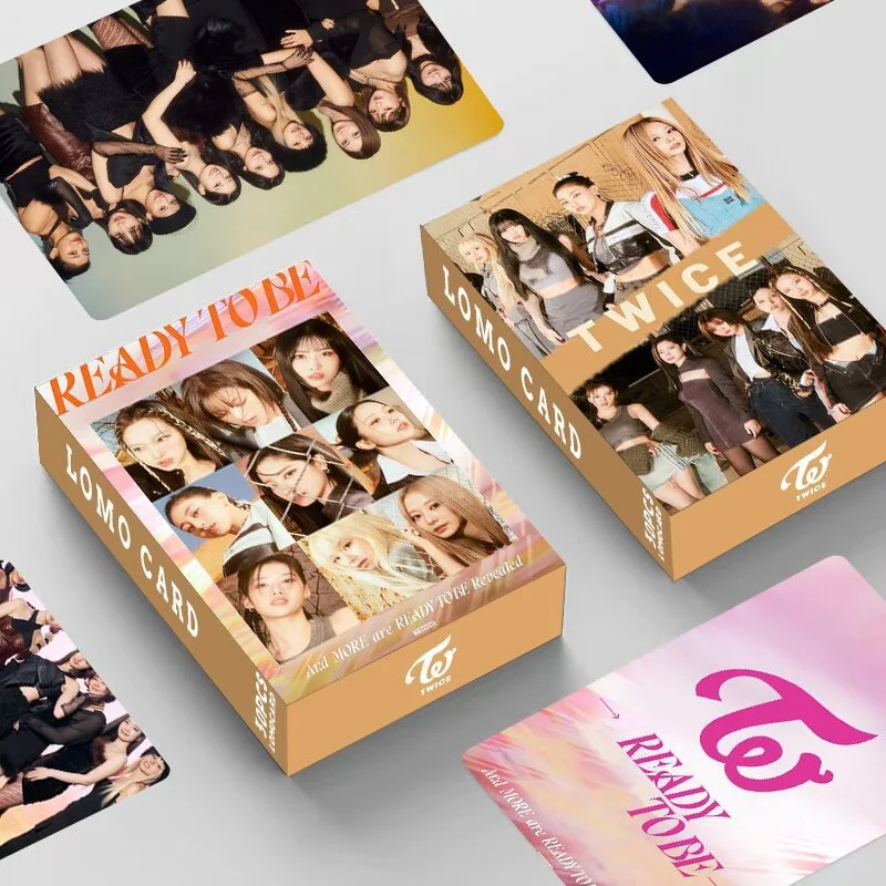 Kpop Twice Ablum Between 1&2 Photocards Lomo Card Double Side Print Photo Cards For Fans Collection Stationery 30Pcs/Box album cards,lomo cards