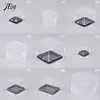 1Pc Storage Boxes Lids Gemstone Display Coin Clear Container Specimen Mini Square Cube Acrylic Case Rough Mineral Standard 3