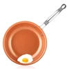 LMETJMA Frying Pan Nonstick 20 24 28cm Frying Pan with Ceramic Titanium Coating Round Copper Egg Pan Kitchen Cookware KC0459 LMETJMA Frying Pan Nonstick 20 24 28cm Frying Pan with Ceramic Titanium Coating Round Copper Egg Pan Kitchen Cookware KC0459