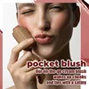 PAGE VINE Pocket Blush Stick Lip & Cheek Hydra Stick Highlighter Brightens Natural Hydrated Skin Creamy Blusher Cosmetics Makeup 1