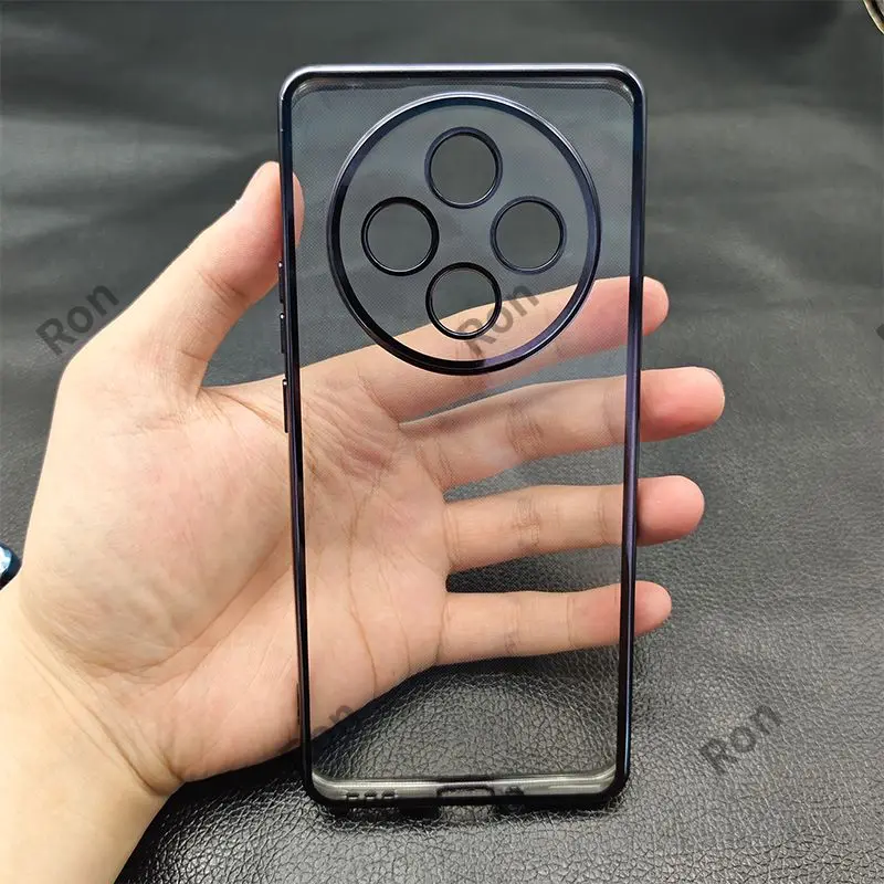 Luxury Transparent Electroplating Shockproof Silicone Bumper Case