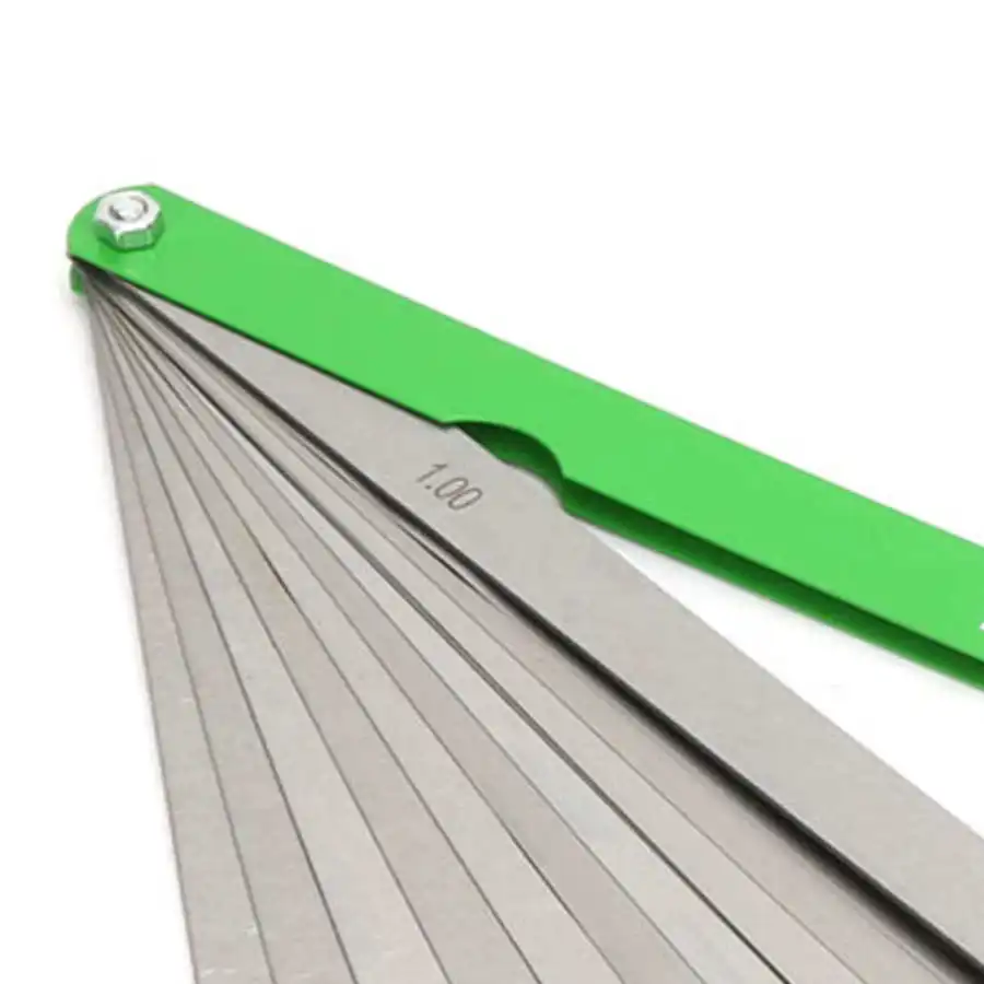 300mm Feeler Gauge 17 Blades 0.02-1mm Thickness Stainless Steel Measurement Layout Tool Filler Gauge feeler gauge