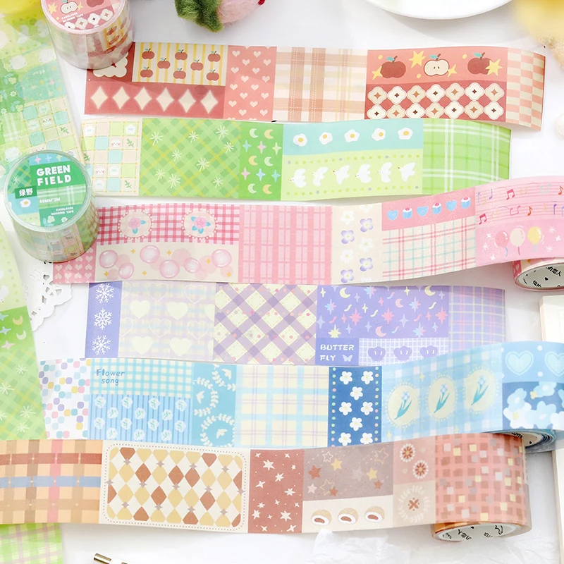 

Cute Dream Fantasy Washi Tape Collage Scrapbooking DIY Decoration Album Photocard Diary Journal Kawaii Masking Tapes