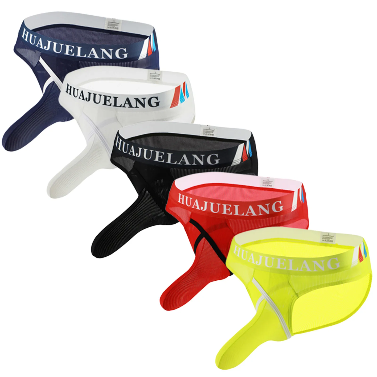 

Men Briefs Low Waist Underpant Solid Color Sexy Underwear Mesh Breathable Butt Underpants Fashion Innocent Lingerie for Women