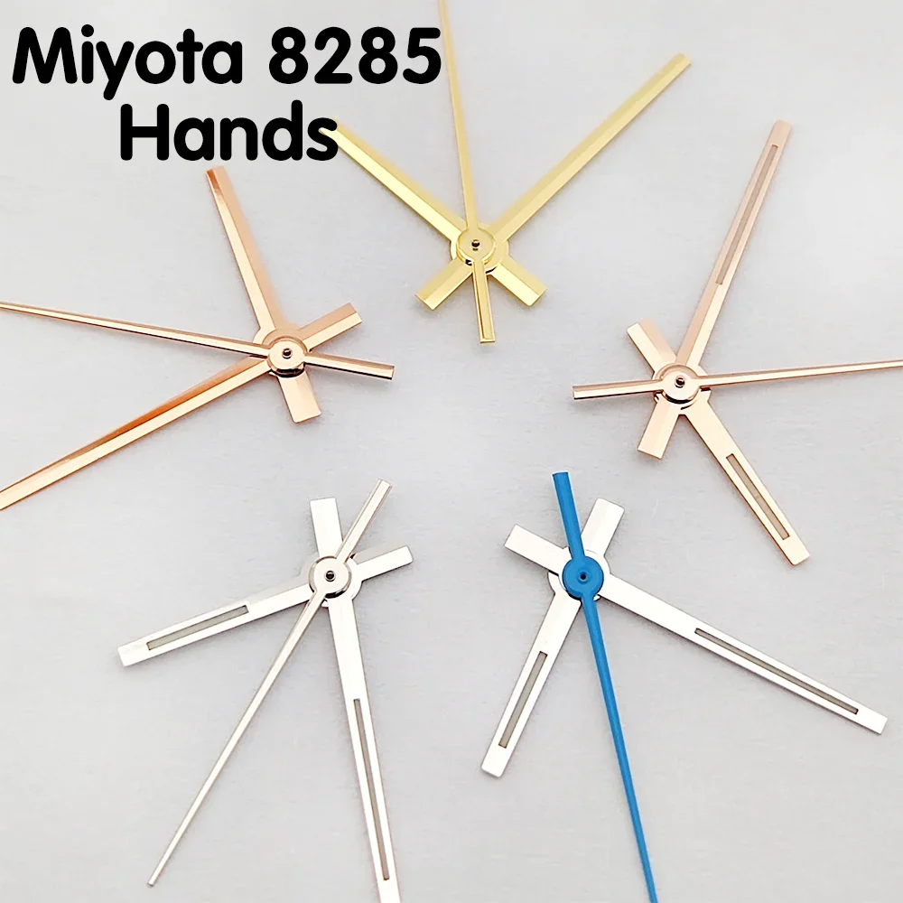 Modified Watch Hands Green Luminous Logbook Needle Silver Gold Rose Accessories for Miyota 8285 Movement Parts watch accessories