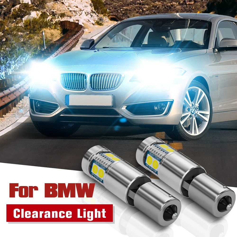 2x LED Parking Light Lamp H6W BAX9S 64132 Canbus For BMW 1-Series F20 F21  2-Series F23 F22 F87 3-Series F30 F80 F34 F31 X5 E53