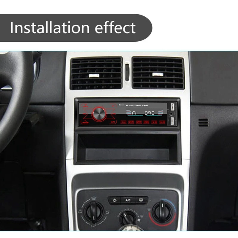 1 Din Car Stereo Audio Automotivo Bluetooth Con Usb Usb Usb/Sd/Aux Card In-Dash Autoradio Fm Lettore Mp3 Tipo Pc: Iso-M10