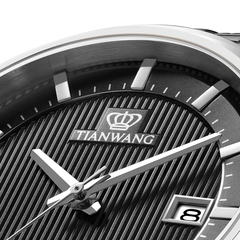 TIAN WANG Luxury Men's Watch Automatic Sapphire Crystal Wristwatch Stainless Steel Dress Business часы мужские