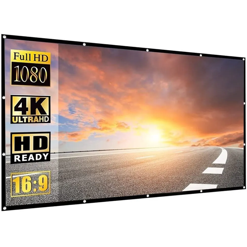 Projector Screen Portable Movie Screen for Outdoor Indoor Foldable Wrinkle Free Support Front Rear Projection projector screen projection screen