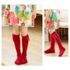 3-12Y Kid Girls Bow Knee High Long Socks Solid Color Medium Tube Socks Soft Cotton Princess Socks Spring Autumn Children Socking 6