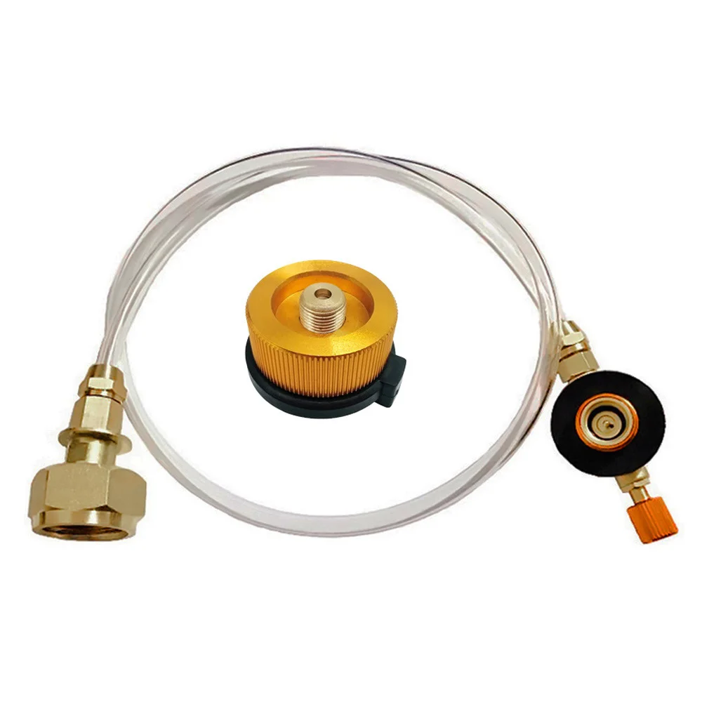 Adaptateur De Recharge Pour Bouteille De Propane (coupe-ronde) Avec Tuyau 102cm - Neuf