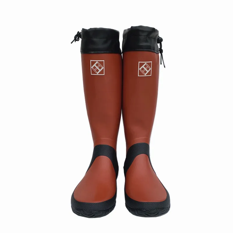 Men's Over-the-Knee Rain Boots Fishing Boots  Latex, and Waterproof Platform - for Fishing, Bird Watching, and Car Washing